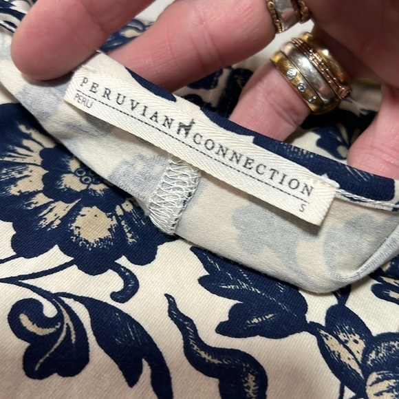 Peruvian Connection Fleur De Chine Dress Size Small - Picture 8 of 10